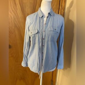 Topshop Sky Blue Shirt